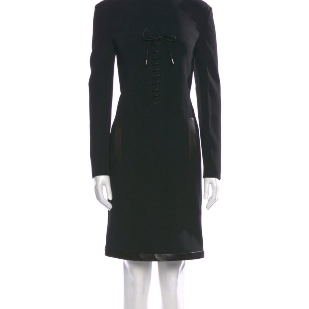 Tom Ford Mock Neck Knee-Length Dress